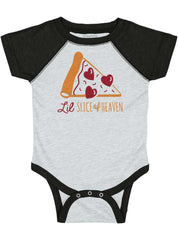 Slice Of Heaven Raglan Romper Bodysuit-Direct To Garment Print-Brisco Baby