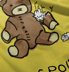 Ripped Teddy Bear Romper Bodysuit-Direct To Garment Print-Brisco Baby