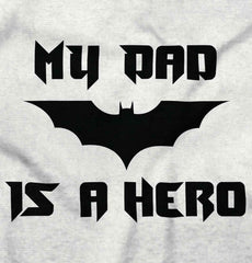 Dad Is Batman Infant Baby Bib-Direct To Garment Print-Brisco Baby