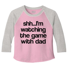 Watching the Game Toddler Baseball-Direct To Garment Print-Brisco Baby