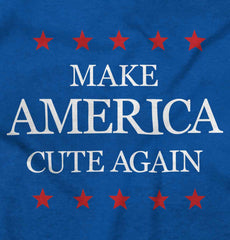 America Cute Again Infant Toddler T Shirt-Direct To Garment Print-Brisco Baby