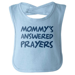Mommy's Answered Prayer Infant Baby Bib-Direct To Garment Print-Brisco Baby