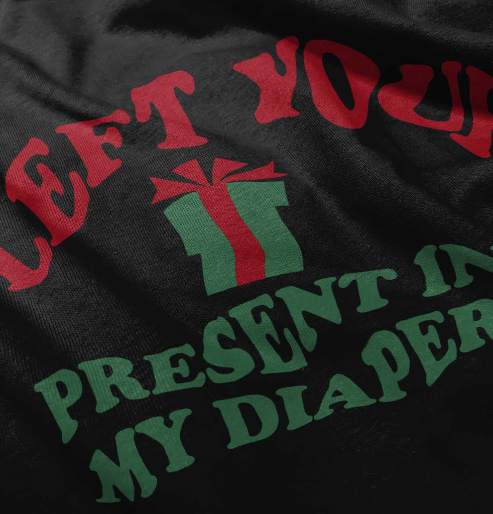 Present My Diaper Infant Toddler T Shirt-Direct To Garment Print-Brisco Baby