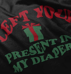 Present My Diaper Infant Toddler T Shirt-Direct To Garment Print-Brisco Baby