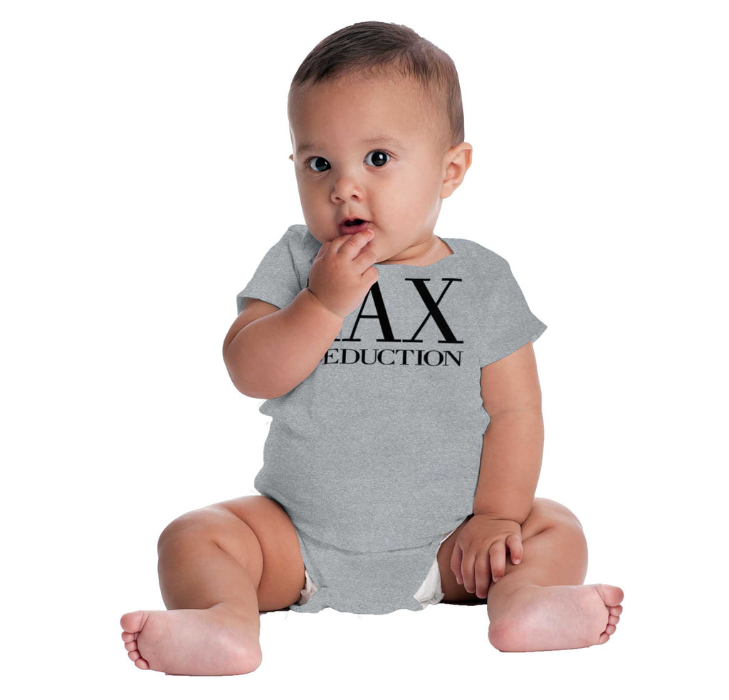 Tax Deduction Romper Bodysuit-Direct To Garment Print-Brisco Baby