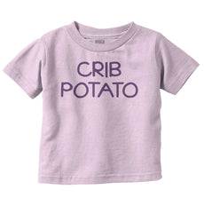 Crib Potato Infant Toddler T Shirt-Direct To Garment Print-Brisco Baby