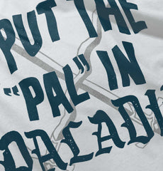 Put The Pal In Paladin Dungeons Toddler Baseball-Direct To Garment Print-Brisco Baby