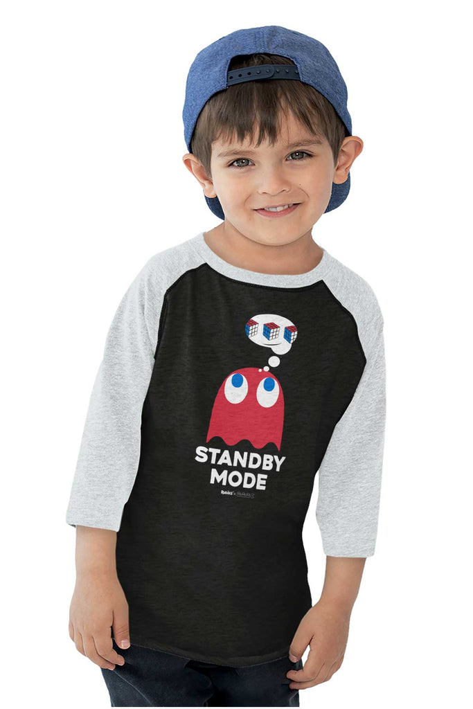 Standby Mode Toddler Baseball-Direct To Garment Print-Brisco Baby