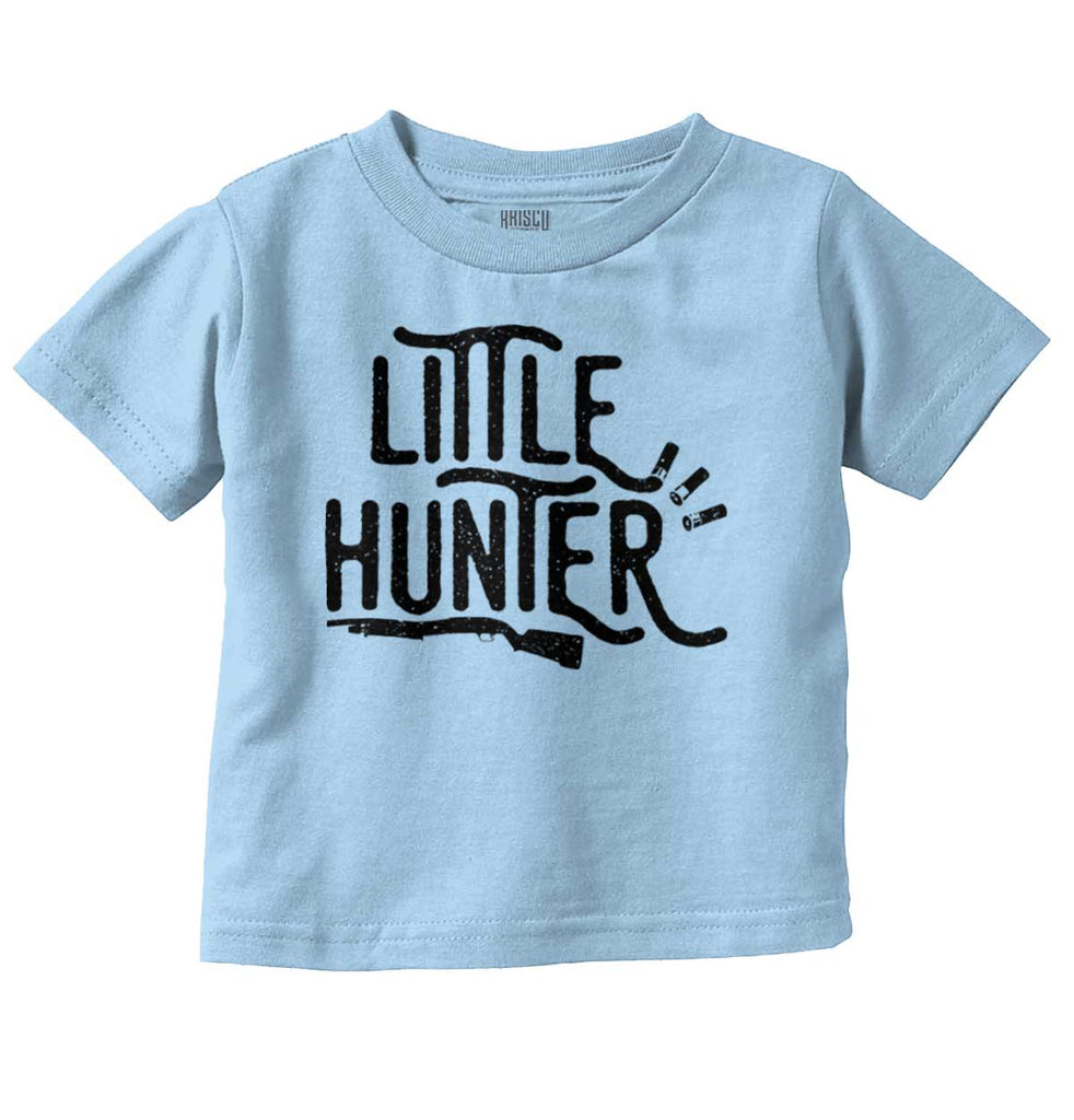 Little Hunter Gun Infant Toddler T Shirt-Direct To Garment Print-Brisco Baby