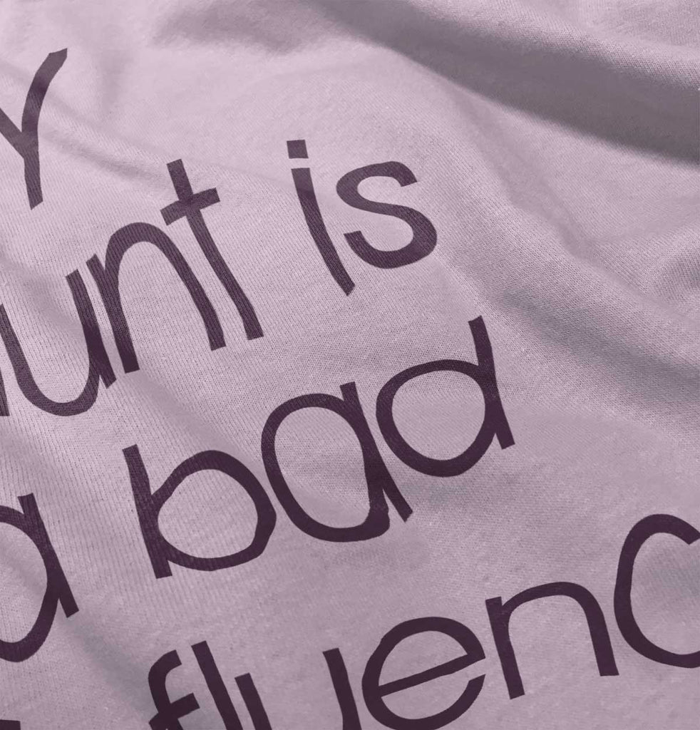 Bad Influence Infant Baby Bib-Direct To Garment Print-Brisco Baby