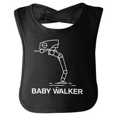 Daddy Walker Infant Baby Bib-Direct To Garment Print-Brisco Baby