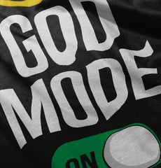 God Mode On Romper Bodysuit-Direct To Garment Print-Brisco Baby