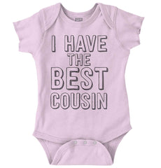Best Cousin Romper Bodysuit-Direct To Garment Print-Brisco Baby