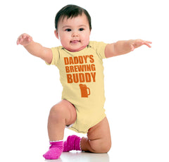 Brewing Buddy Romper Bodysuit-Direct To Garment Print-Brisco Baby