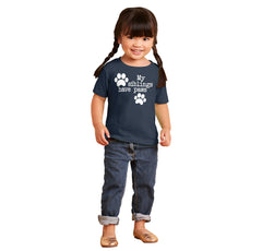Siblings have paws Infant Toddler T Shirt-Direct To Garment Print-Brisco Baby
