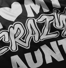 Crazy Aunt Infant Toddler T Shirt-Direct To Garment Print-Brisco Baby