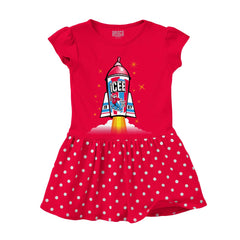 Rocket Icee Baby Polka Dot Skirt Dress-Direct To Garment Print-Brisco Baby