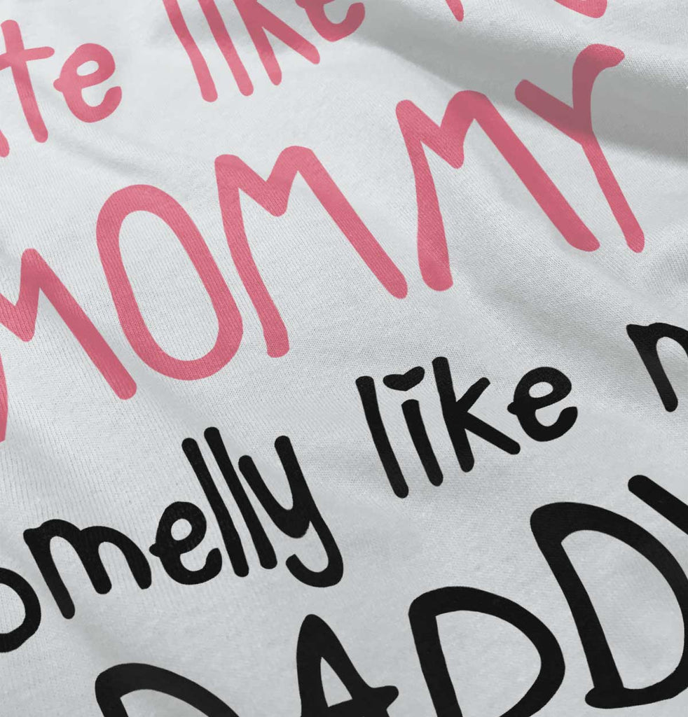 Smelly Like Daddy Infant Baby Bib-Direct To Garment Print-Brisco Baby