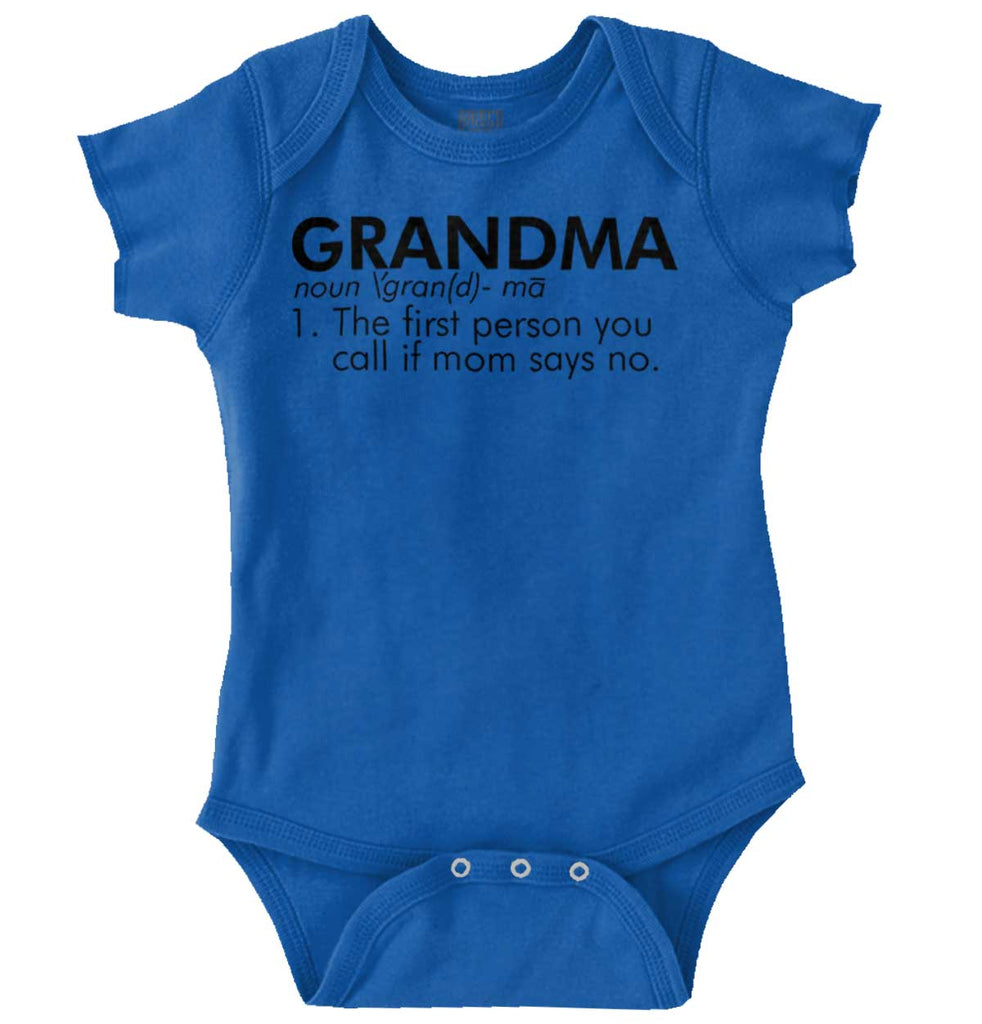 Grandma Defined Romper Bodysuit-Direct To Garment Print-Brisco Baby