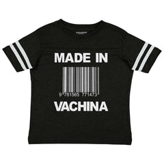Made In Vachina Toddler Football Jersey Tee-Direct To Garment Print-Brisco Baby