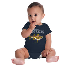 Warlord Walleye Romper Bodysuit-Direct To Garment Print-Brisco Baby