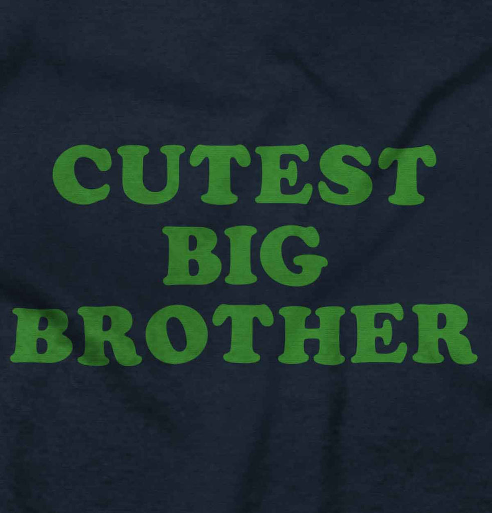 Cutest Big Brother Romper-Direct To Garment Print-Brisco Baby