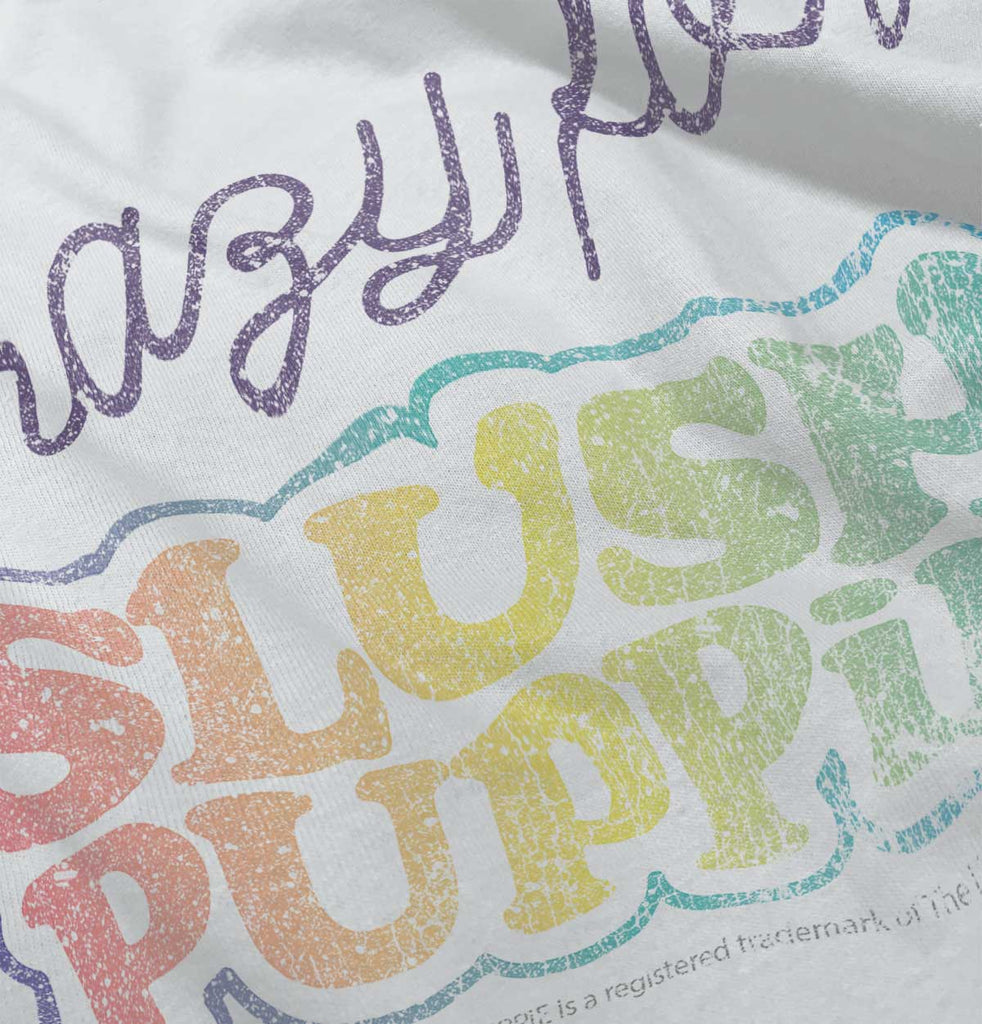 Crazy For Slush Puppie Toddler Ruffled Trim T-Shirt-Direct To Garment Print-Brisco Baby