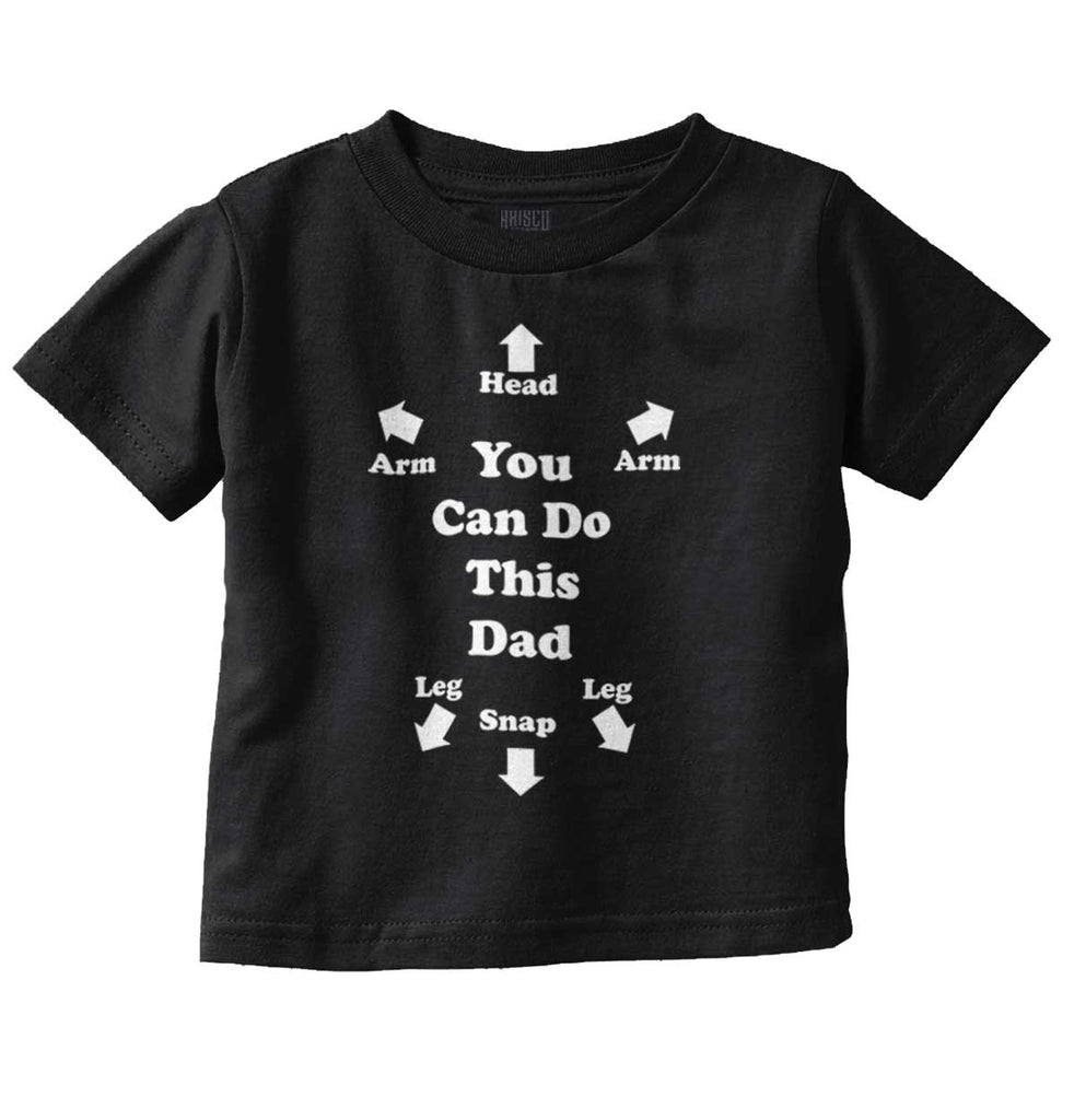 You Can Do This Infant Toddler T Shirt-Direct To Garment Print-Brisco Baby