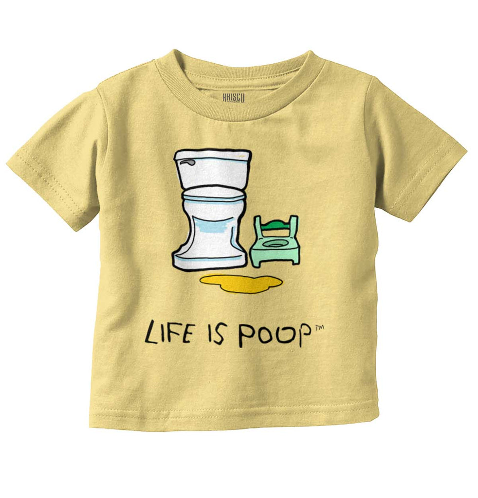 Potty Train Infant Toddler T Shirt-Direct To Garment Print-Brisco Baby