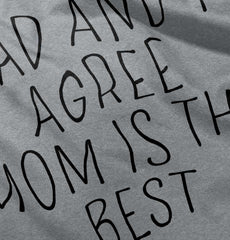 Mom Is Best Toddler Pullover Hoodie-Direct To Garment Print-Brisco Baby