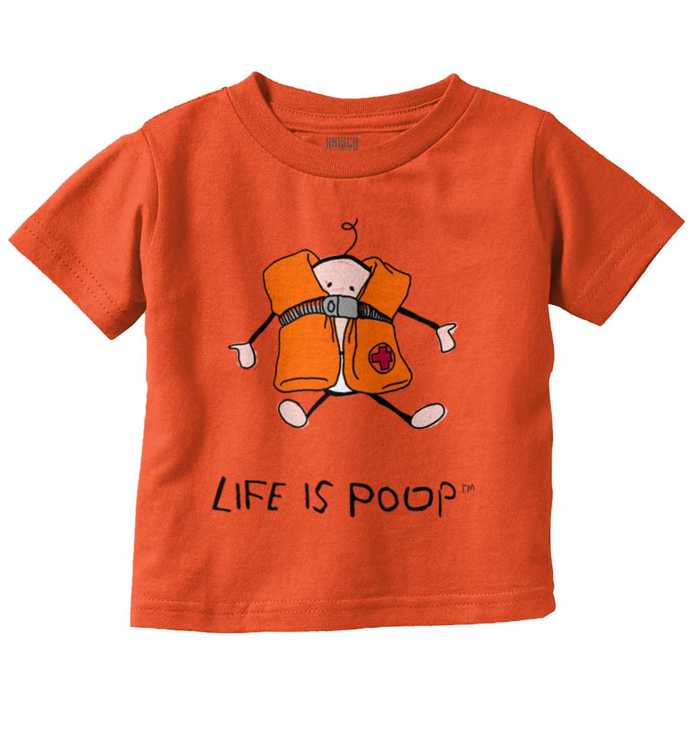 Baby Life Vest Infant Toddler T Shirt-Direct To Garment Print-Brisco Baby