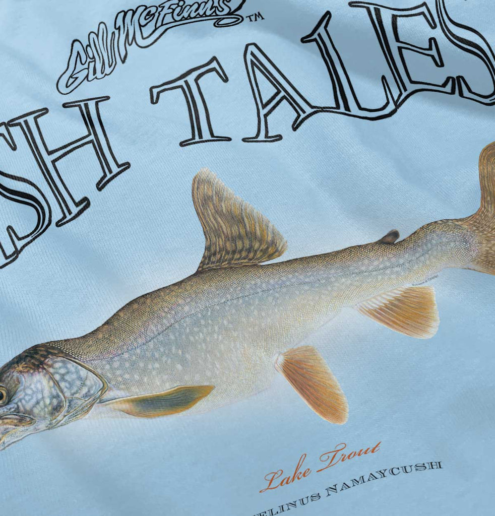 Lake Trout Infant Baby Bib-Direct To Garment Print-Brisco Baby