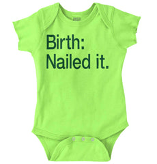 Nailed It Romper Bodysuit-Direct To Garment Print-Brisco Baby