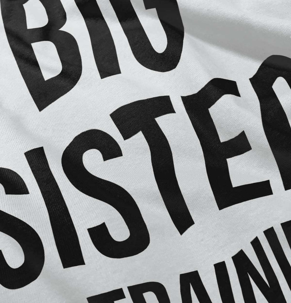 Big Sister In Training Infant Baby Bib-Direct To Garment Print-Brisco Baby