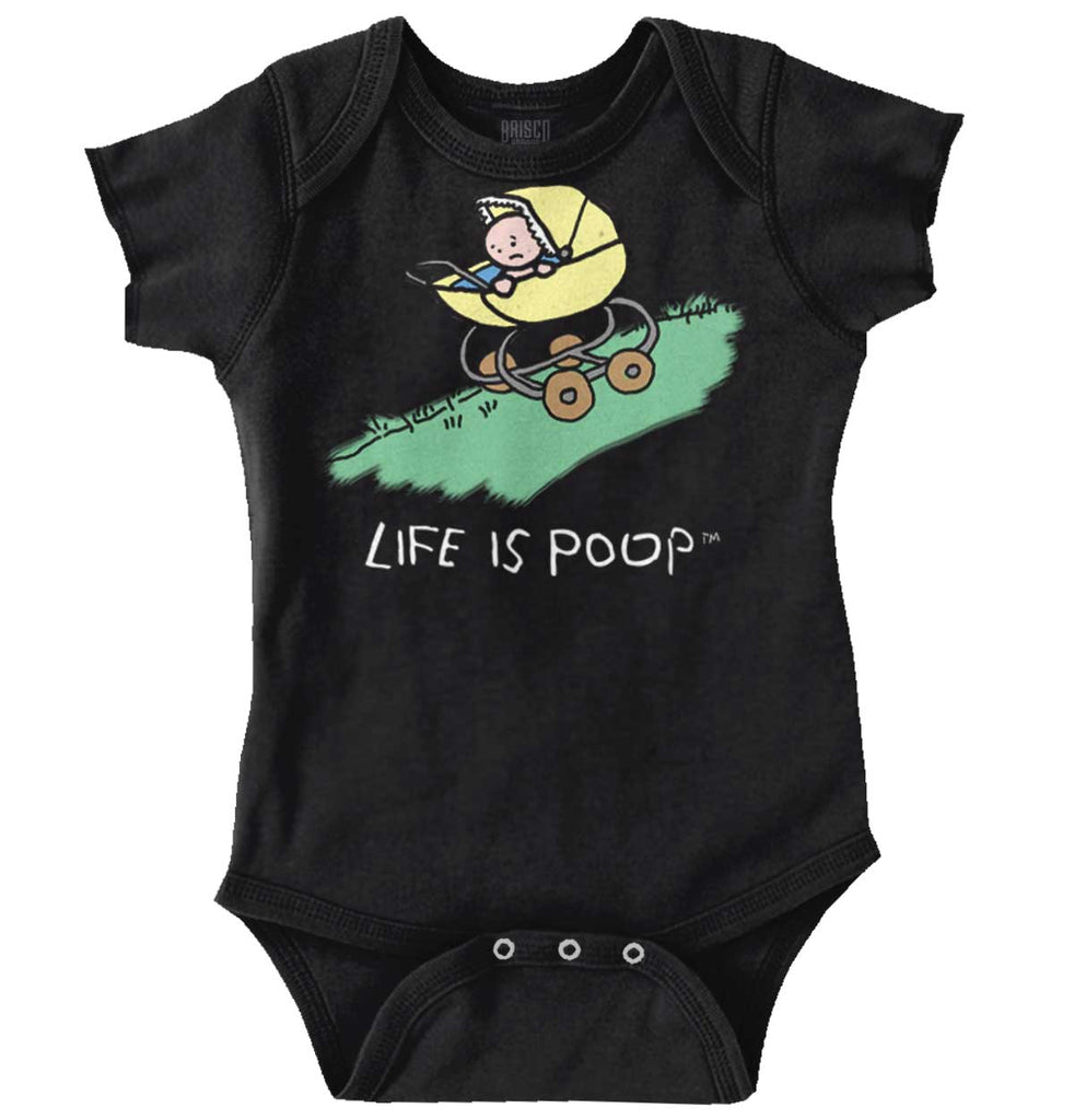 Downhill Stroller Romper-Direct To Garment Print-Brisco Baby