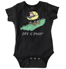 Downhill Stroller Romper-Direct To Garment Print-Brisco Baby