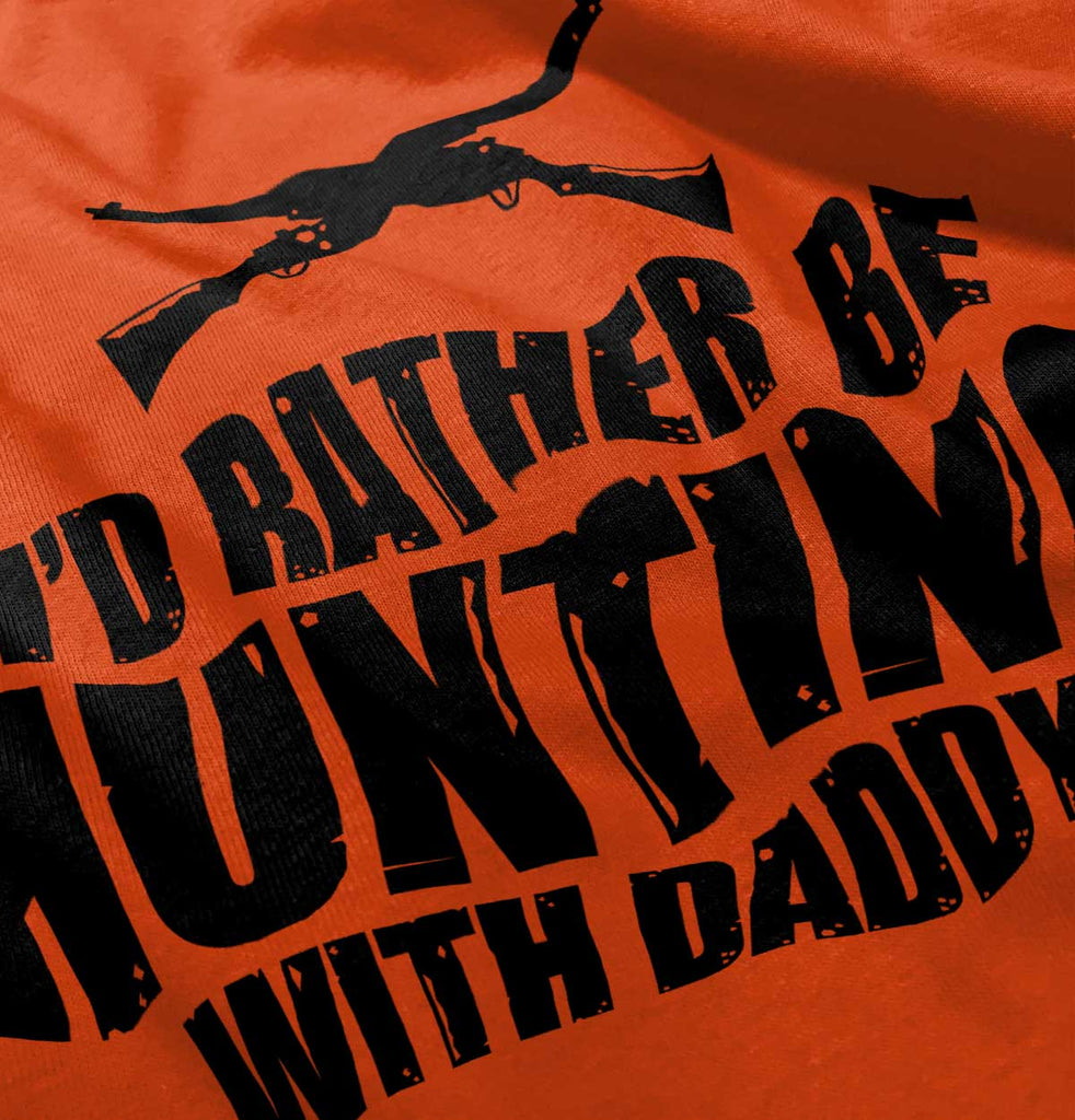 Hunting With Daddy Romper Bodysuit-Direct To Garment Print-Brisco Baby