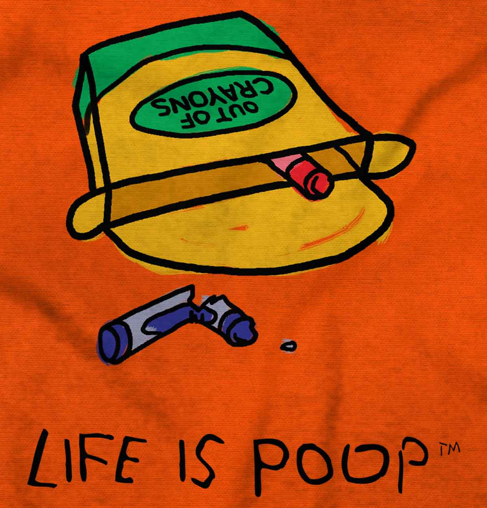 Out of Crayons Infant Toddler T Shirt-Direct To Garment Print-Brisco Baby