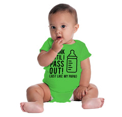 Drink Until I Pass Out Romper Bodysuit-Direct To Garment Print-Brisco Baby