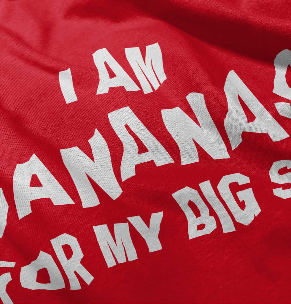 Bananas For Big Sis Romper Bodysuit-Direct To Garment Print-Brisco Baby