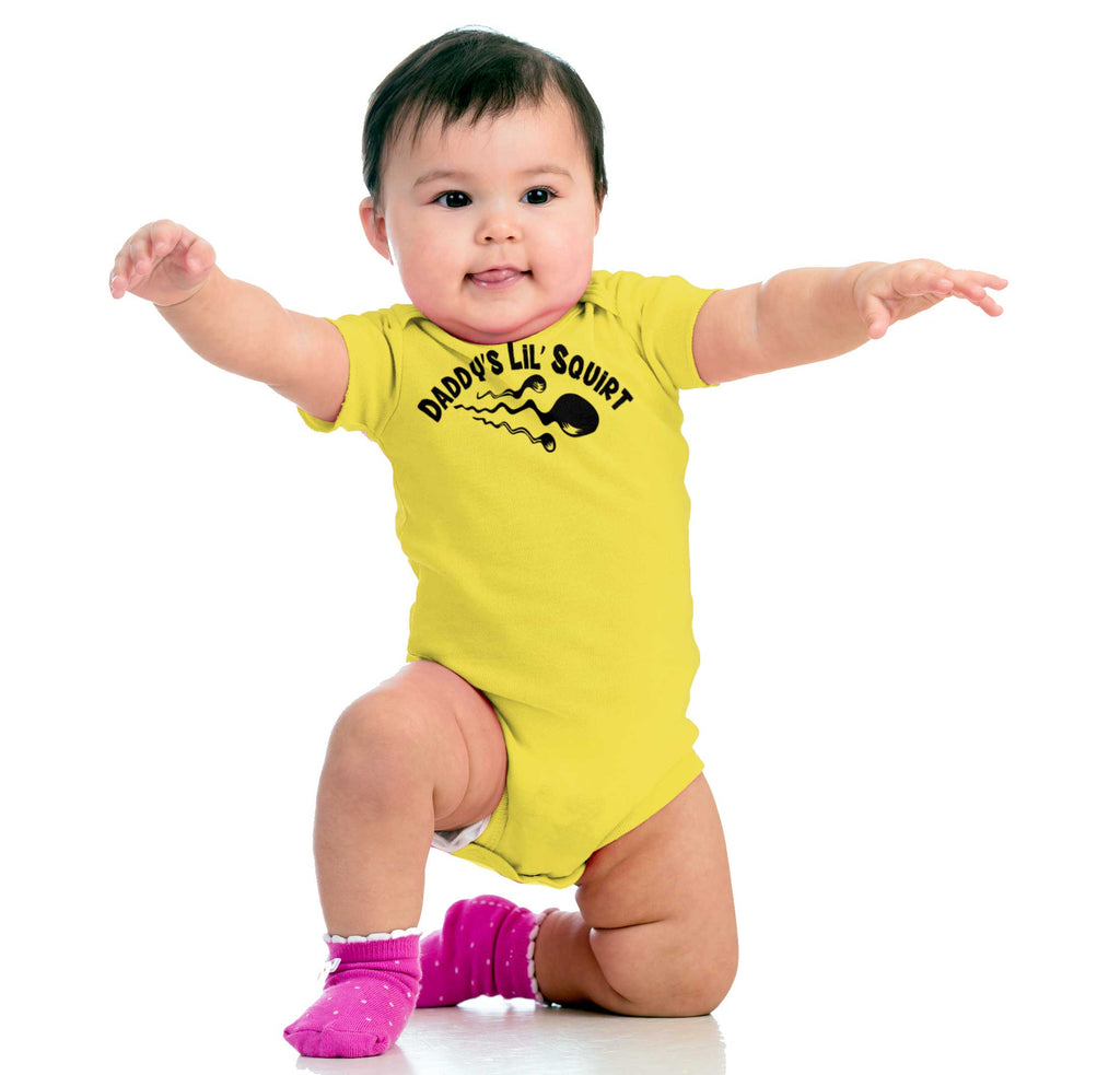 Lil Squirt Romper Bodysuit-Direct To Garment Print-Brisco Baby