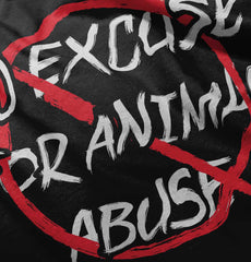 No Animal Abuse Romper Bodysuit-Direct To Garment Print-Brisco Baby