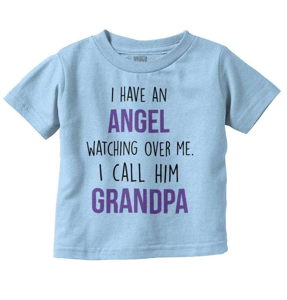 Grandpa Watching Over Me Infant Toddler T Shirt-Direct To Garment Print-Brisco Baby