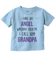 Grandpa Watching Over Me Infant Toddler T Shirt-Direct To Garment Print-Brisco Baby