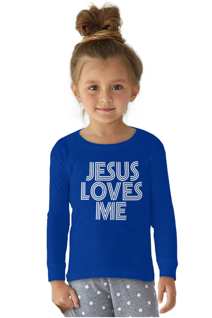 Christ Loves Me Solid Baby Pajama Top-Direct To Garment Print-Brisco Baby