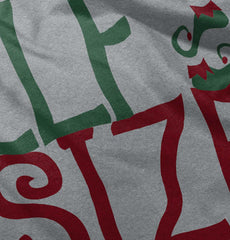 Elf Size Infant Toddler T Shirt-Direct To Garment Print-Brisco Baby