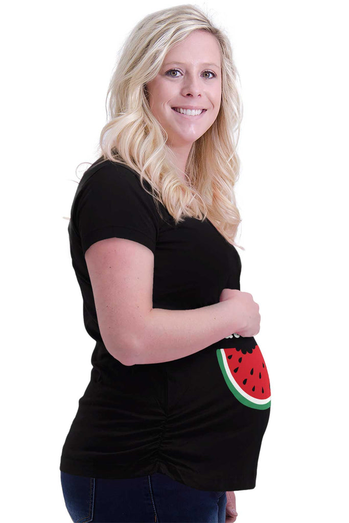 I Ate A Seed Maternity T-Shirt-Direct To Garment Print-Brisco Baby