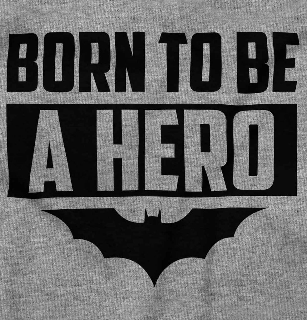 Born Batman Infant Toddler T Shirt-Direct To Garment Print-Brisco Baby