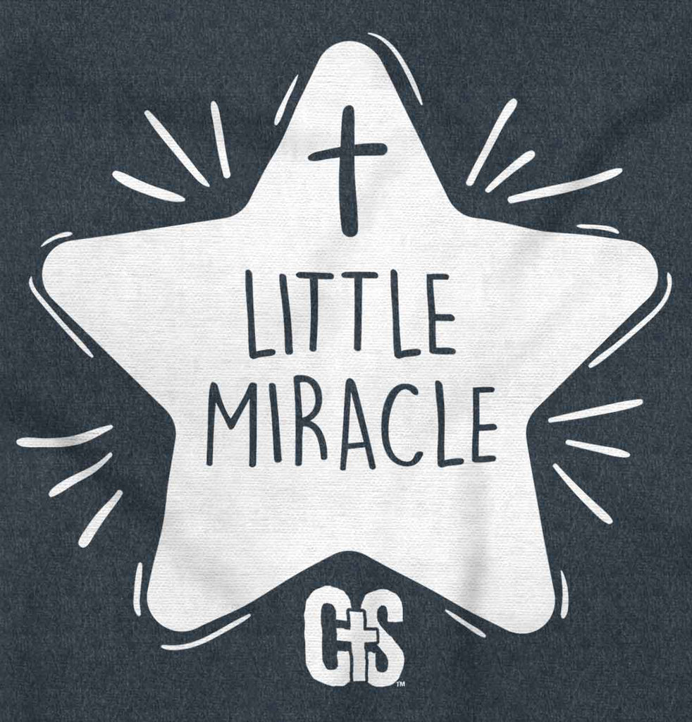 Little Miracle Toddler Football Jersey Tee-Direct To Garment Print-Brisco Baby