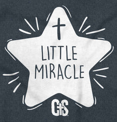 Little Miracle Toddler Football Jersey Tee-Direct To Garment Print-Brisco Baby